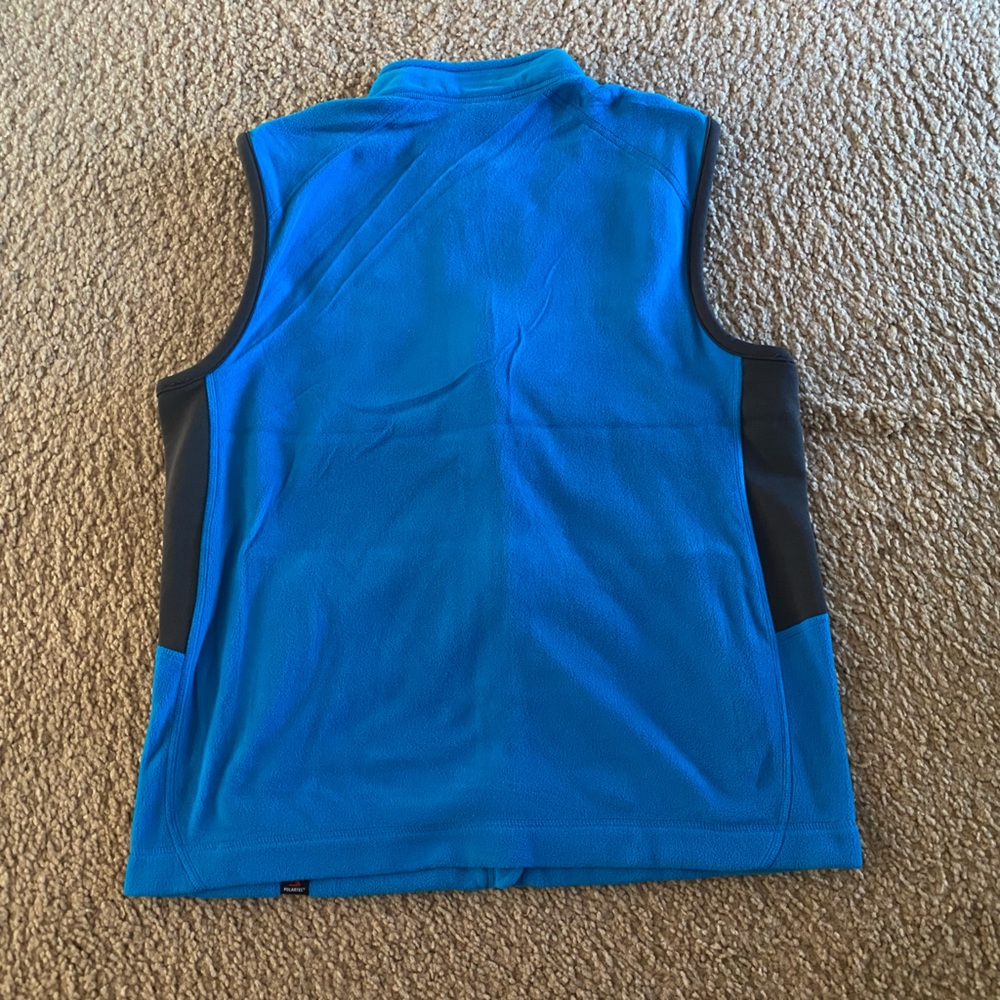 The North Face 100 Aurora men's fleece vest in blue and gray Size M - Picture 5 of 5